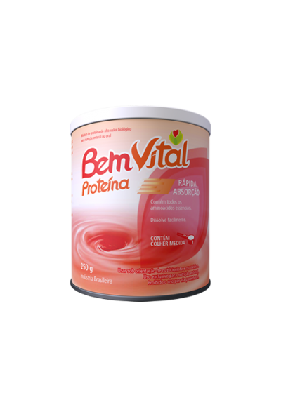 Proteína 100% isolada do soro do leite BemVital 250gr (Bem Vital) 
